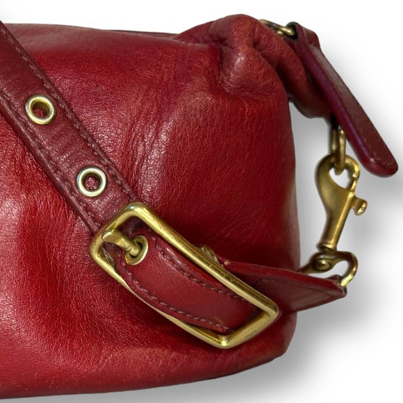 SOLD NOT FOR SALEVintage COACH | Legacy Red Leather Demi Shoulder Bag | 9596 EUC - Picture 3 of 15